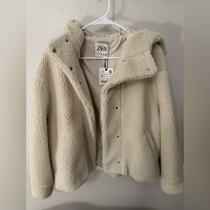 New Zara Teddy Jacket